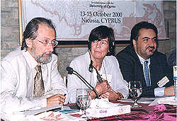 Dimitris Anastosopoulos, Margareta Mörner och Evangelos Papanicolaou